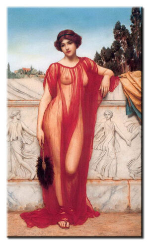 John William Godward Bilder - Athenais-80 x 140 cm