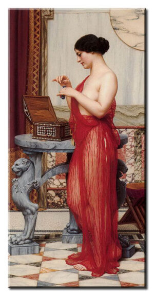 John William Godward Bilder - Das neue Parfum-60 x 120 cm