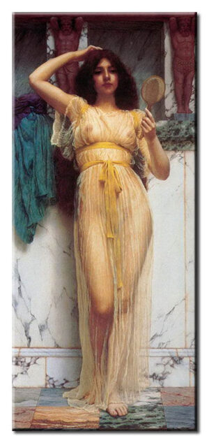 John William Godward Bilder - Der Spiegel-20 x 40 cm