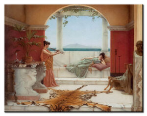 John William Godward Bilder - Siesta an einem Sommertag-50 x 60 cm