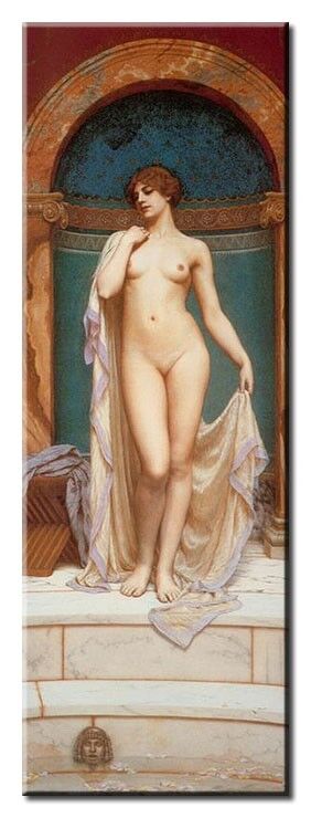 John William Godward Bilder - Venus im Bade-40 x 120 cm