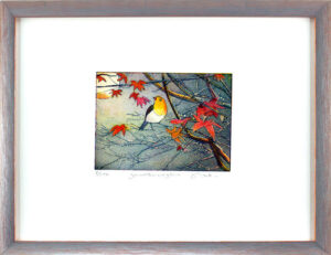 Jutta Votteler - Juwelenvöglein - Original Farb-Radierung - limitiert und handsi...