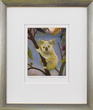 Jutta Votteler - Mondscheinkoala - Original Farb-Radierung - limitiert und hands...
