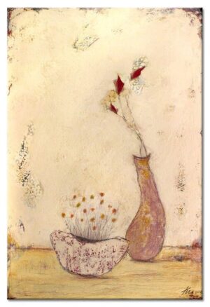 Karin Melé - Petite Fleurs - Original handgemalte Mischtechnik -40 x 60 cm