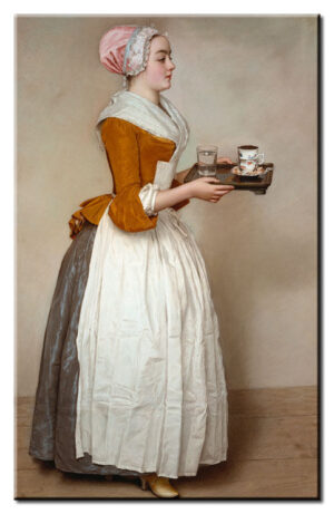Liotard Bilder - Das Schokoladenmädchen-80 x 130 cm
