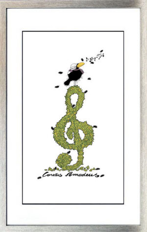 Michael Ferner Bilder - CORVUS AMADEUS - Original Grafik