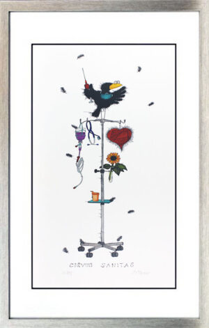 Michael Ferner Bilder - CORVUS SANITAS - Original Grafik
