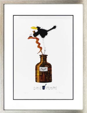 Michael Ferner - Corvus Aesculapius - Original Grafik