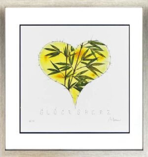 Michael Ferner - Glücksherz - Original Grafik