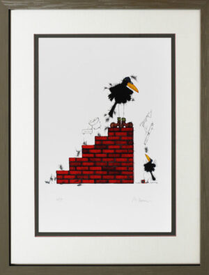 Michael Ferner - HÄUSLEBAUER - Original Grafik