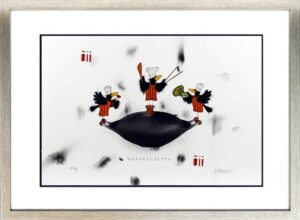 Michael Ferner - WOKGEFLÜSTER - Original Grafik