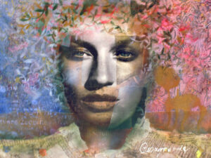 Moderne Collage - DOLCE - Unikat