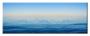 Modernes Leinwandbild - The Blue Sea-30 x 80 cm