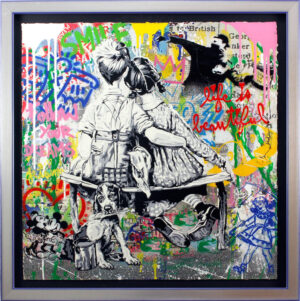 Mr. Brainwash Bilder - LIFE IS BEAUTIFUL - Unikat - handsigniert