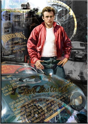 Originalmischtechnik - James Dean-40 x 50 cm