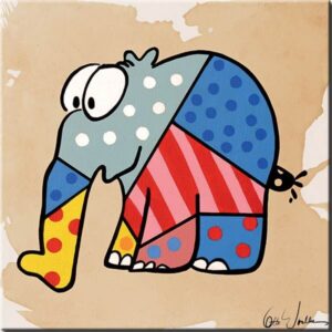 Otto Waalkes - BRITTOFANT I - ORIGINAL PIGMENTGRAFIK AUF LEINWAND