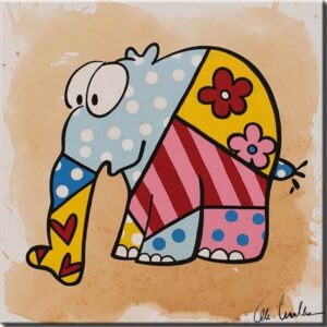 Otto Waalkes - BRITTOFANT III - ORIGINAL PIGMENTGRAFIK AUF LEINWAND