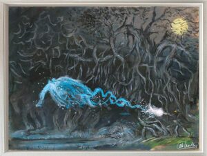 Otto Waalkes Bilder - DER GEFANGENE VON ARSCHKABAN - Original Leinwand-Pigmentgr...