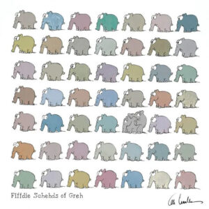 Otto Waalkes Bilder - FIFFDIE SCHEHDS OF GREH - ORIGINAL PIGMENTGRAFIK AUF LEINW...