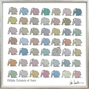 Otto Waalkes Bilder - FIFFDIE SCHEHDS OF GREH - ORIGINAL PIGMENTGRAFIK AUF LEINW...