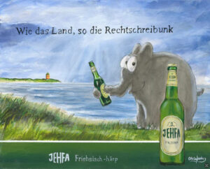 Otto Waalkes Bilder - FRIESISCH HÄRP - Original Leinwand - Pigmentgrafik - hands...