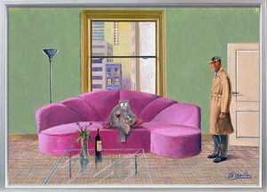 Otto Waalkes Bilder - HAPPY HOUR - ORIGINAL PIGMENTGRAFIK AUF LEINWAND