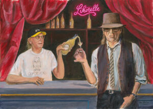 Otto Waalkes Bilder - LIKÖRELLE - ORIGINAL PIGMENTGRAFIK AUF LEINWAND