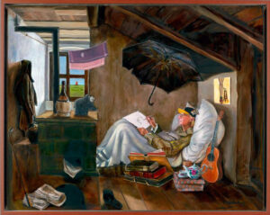 Otto Waalkes Bilder - THE ARTIST IN RESIDENCE - Original Leinwand-Pigmentgrafik ...