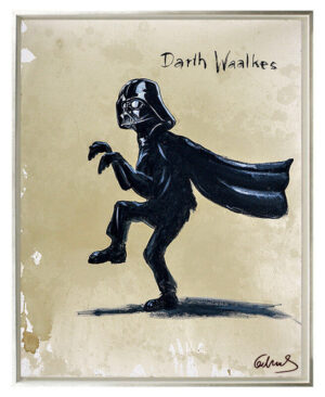 Otto Waalkes - DARTH WAALKES - ORIGINAL PIGMENTGRAFIK AUF LEINWAND