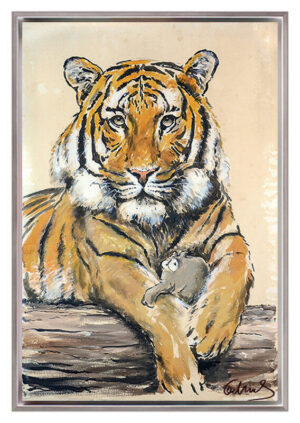 Otto Waalkes - DER WILL DOCH NUR SPIELEN - ORIGINAL PIGMENTGRAFIK AUF LEINWAND