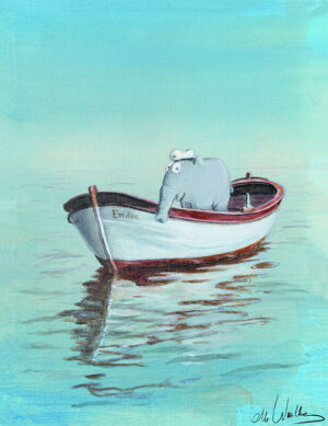 Otto Waalkes - FLAUTE - ORIGINAL PIGMENTGRAFIK AUF LEINWAND