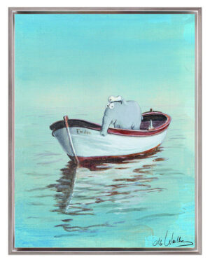 Otto Waalkes - FLAUTE - ORIGINAL PIGMENTGRAFIK AUF LEINWAND