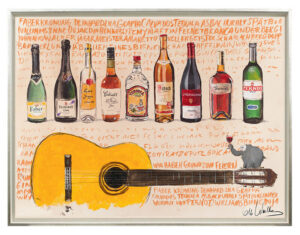 Otto Waalkes - GRUND ZUM FEIERN - ORIGINAL PIGMENTGRAFIK AUF LEINWAND