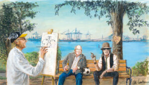 Otto Waalkes - HAMBURGER LEGENDEN - Uwe Seeler und Udo Lindenberg original Pigme...