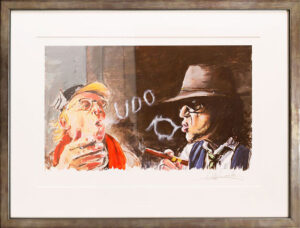 Otto Waalkes - LORD OF SE RINGS - ORIGINAL Pigmentgrafik handsigniert