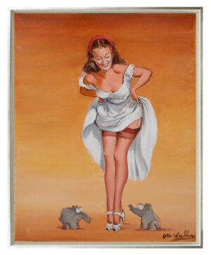 Otto Waalkes - OTTIFANTENMÄDCHEN IM WANDEL DER ZEIT - ORIGINAL PIGMENTGRAFIK AUF...