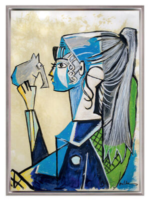 Otto Waalkes - PABLOS GESCHENK I - Original Pigmentgrafik auf Leinwand