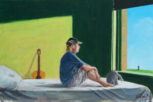 Otto Waalkes - SITTIN' IN THE MORNING SUN - Original Pigmentgrafik auf Leinwand