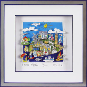 Paolo Randazzo - I LOVE FÖHR - Original 3D Bild handsigniert