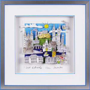 Paolo Randazzo - I LOVE KOBLENZ - Original 3D Bild handsigniert