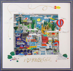 Paolo Randazzo - I LOVE KOBLENZ - UNIKAT - handsigniert