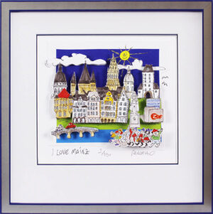 Paolo Randazzo - I LOVE MAINZ - Original 3D Bild handsigniert