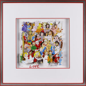 Paolo Randazzo - LOVE - Original 3D Bild handsigniert