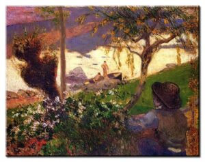Paul Gauguin Bilder - Landschaft II-40 x 50 cm