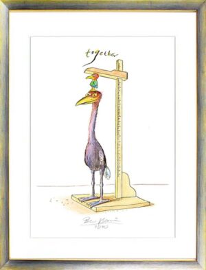Peter Bauer - TOGETHER - Vögel - original Pigmentgrafik handsigniert