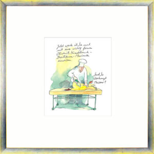 Peter Gaymann  - SIND SIE ÜBERHAUPT MASSEUR ? - Original Pigmentgrafik handsigni...