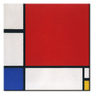 Piet Mondrian - Komposition mit Rot