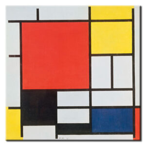 Piet Mondrian - Komposition mit Rot