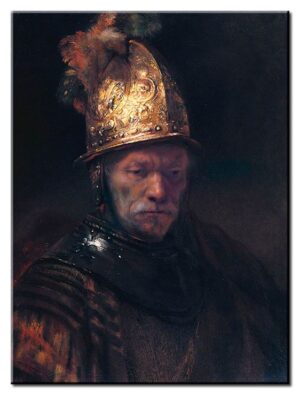 Rembrandt van Rijn Bilder - Der Mann mit dem Goldhelm-50 x 70 cm