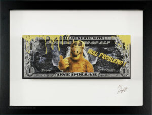 SKYYLOFT Bilder - Alf Dollar - NULL PROBLEMO !  Bild mit Museumsglas und Bilderr...